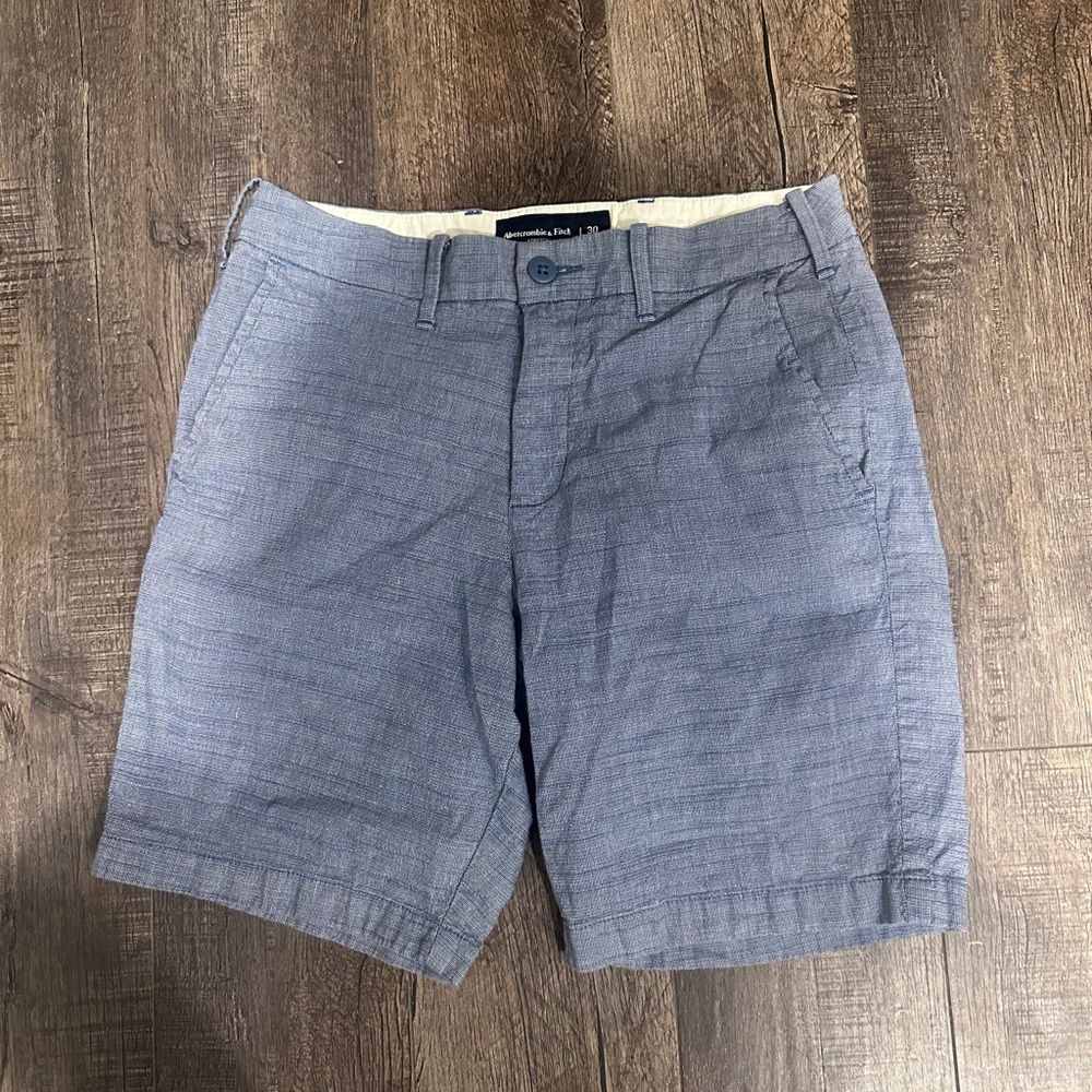 Abercrombie and Fitch Blue Men's Shorts